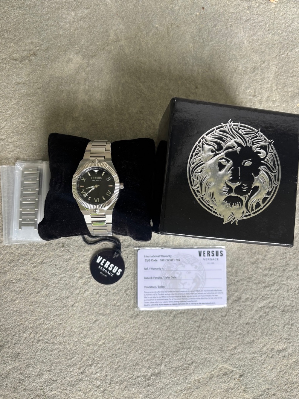 Versus Versace Men's Silver Stainless Steel Bracelet Watch - Silver